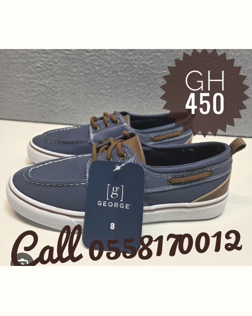 Navy Boat Shoes