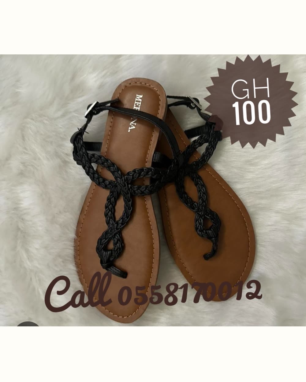 Braided Flat Sandals