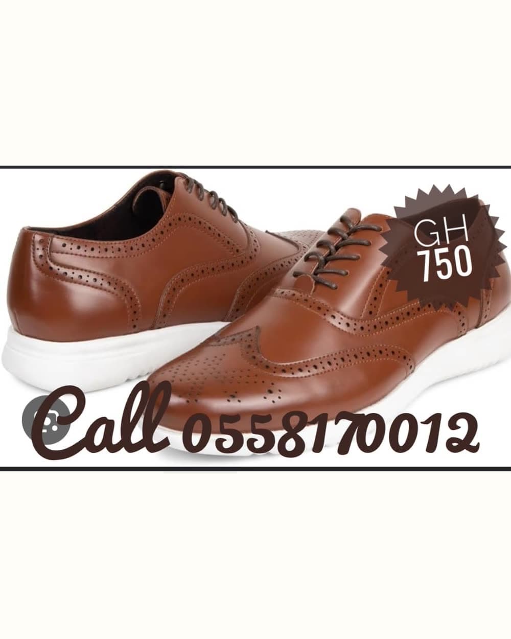 Chestnut Wingtip Sneaker