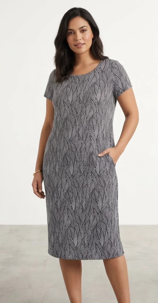 Terra sky plus size dress