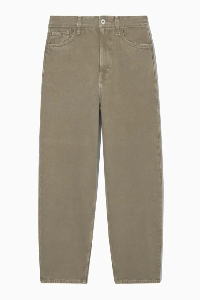 Wide high rise jeans