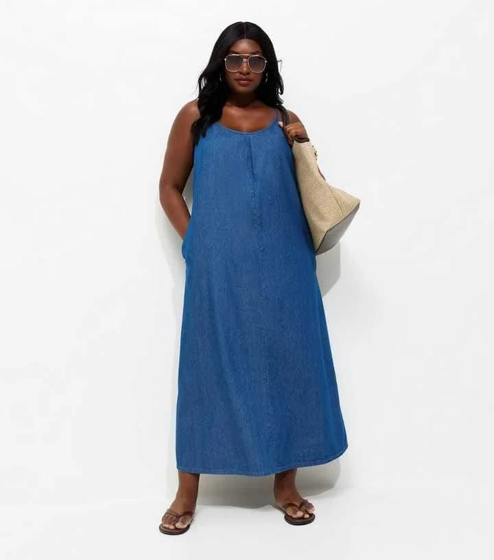 Sl chmbry maxi dress