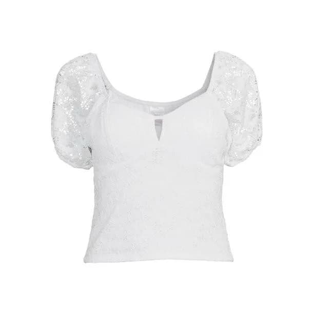 vivid white top