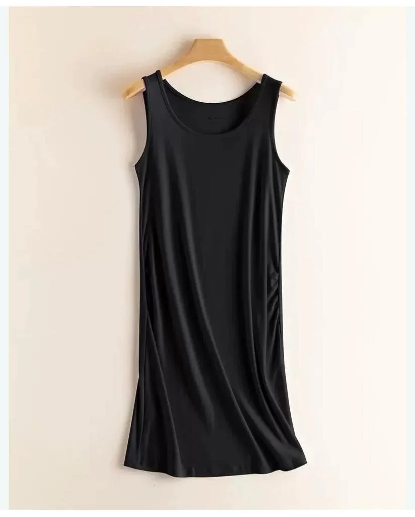 Sl ruched luxe min black