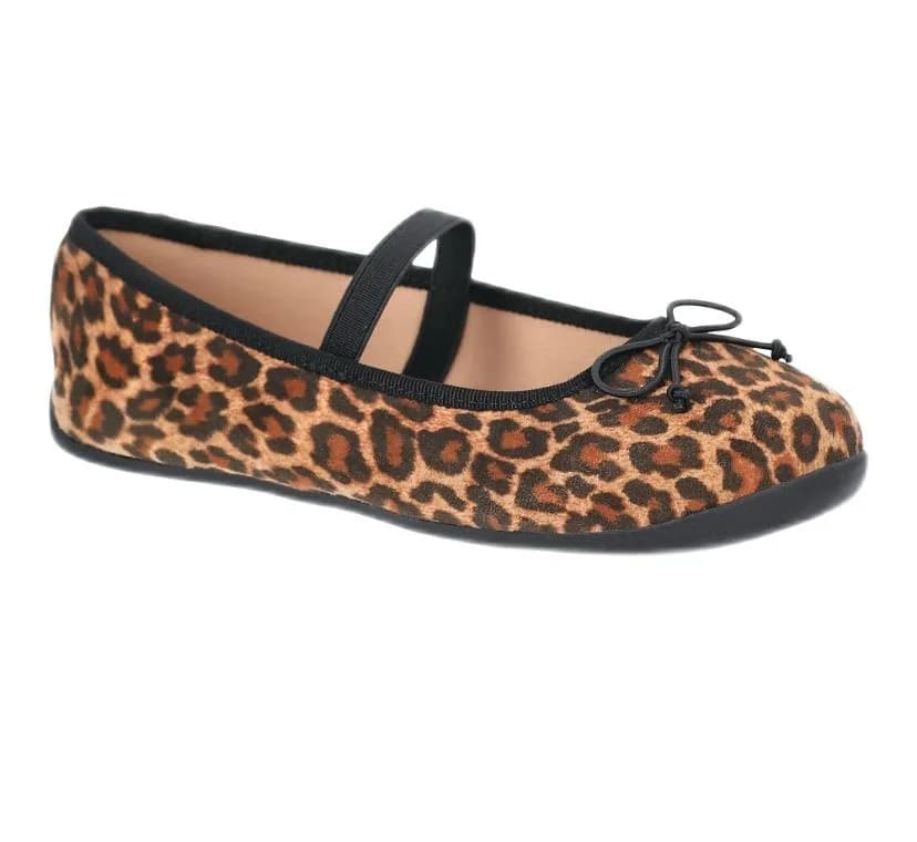 Bow ballet leopard
