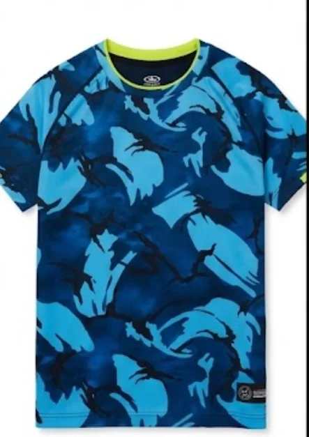 Printed shirt blue cove