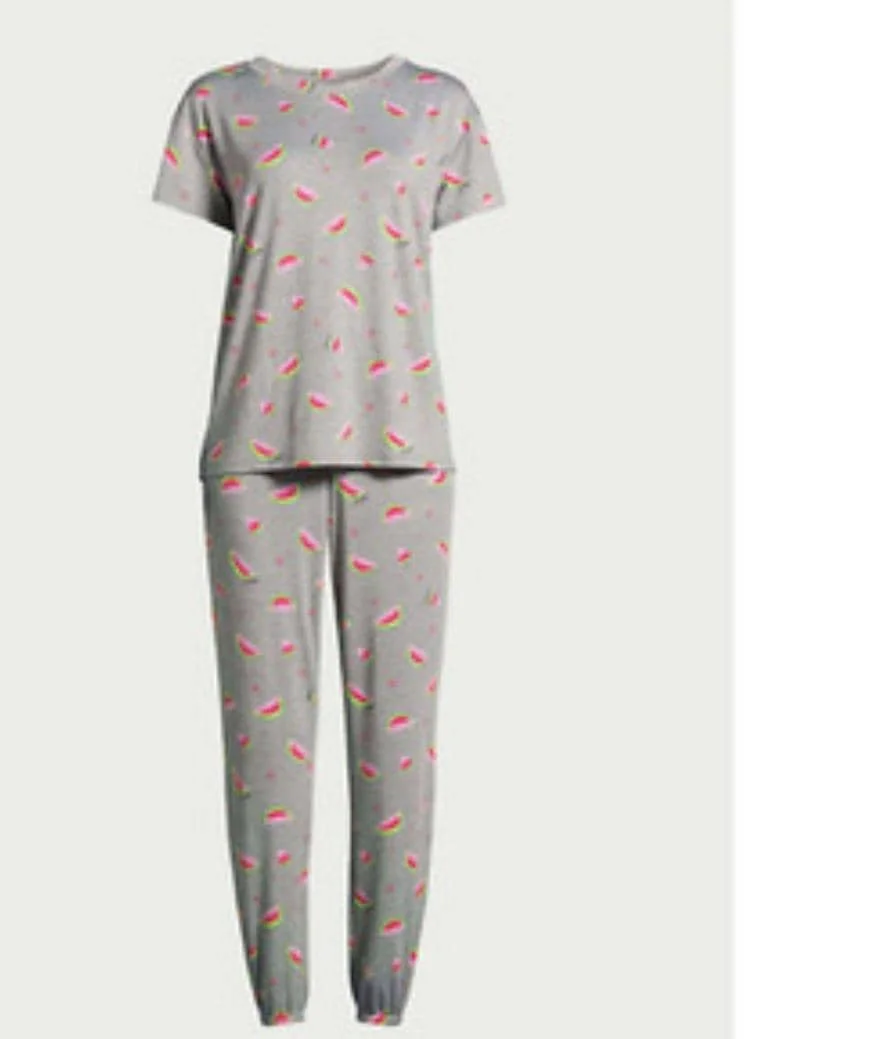 LADIES S/SLV PJ SET