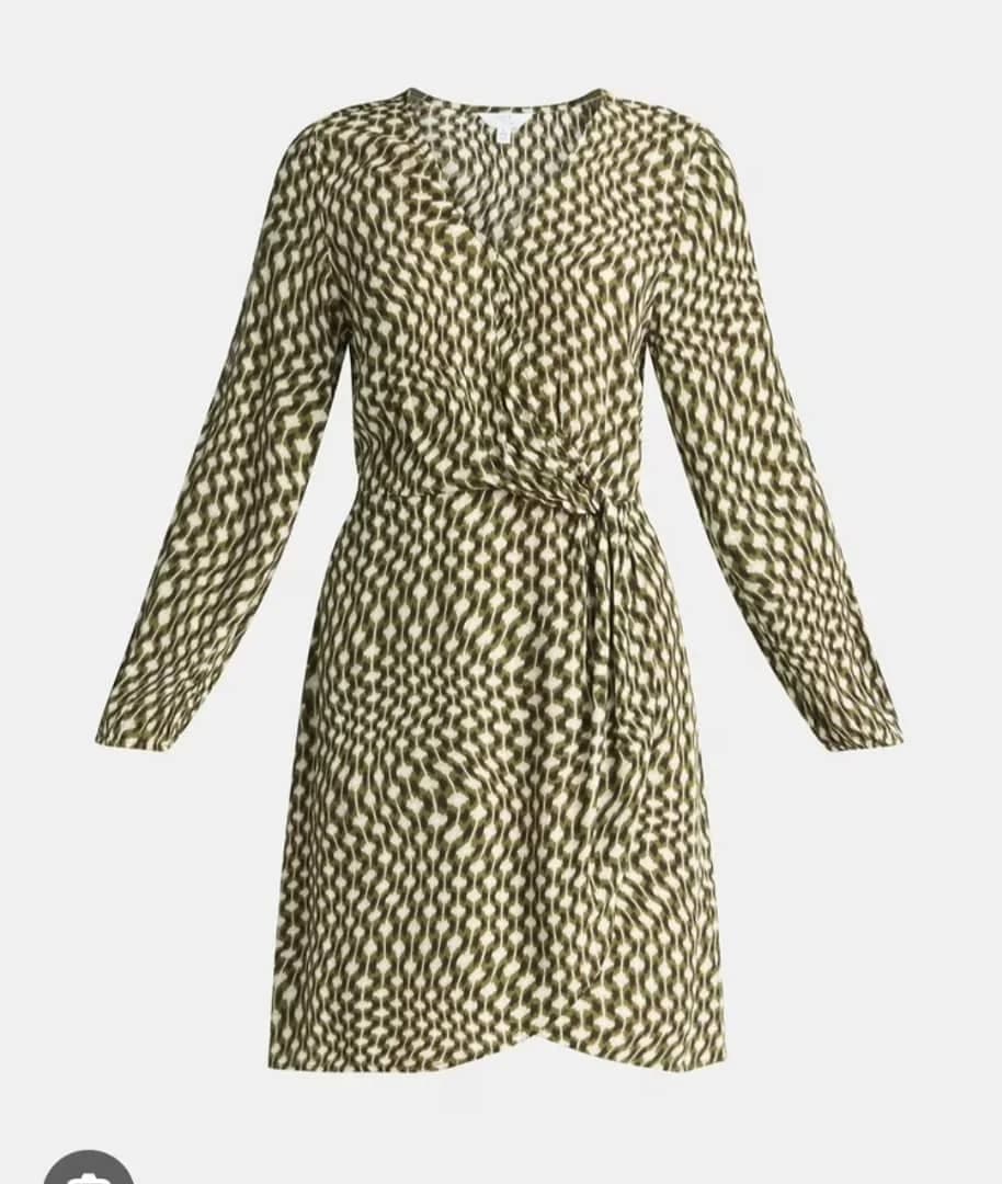 TT WRAP DRESS GREENFIELD
