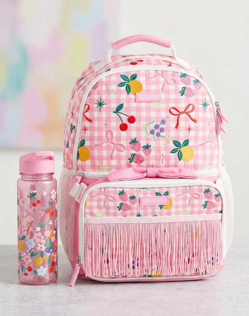 4 PIECE SET BACKPACK, WATER BOTTLE AND PENCIL POUCJ