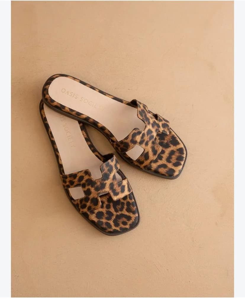 Classic slide leopard