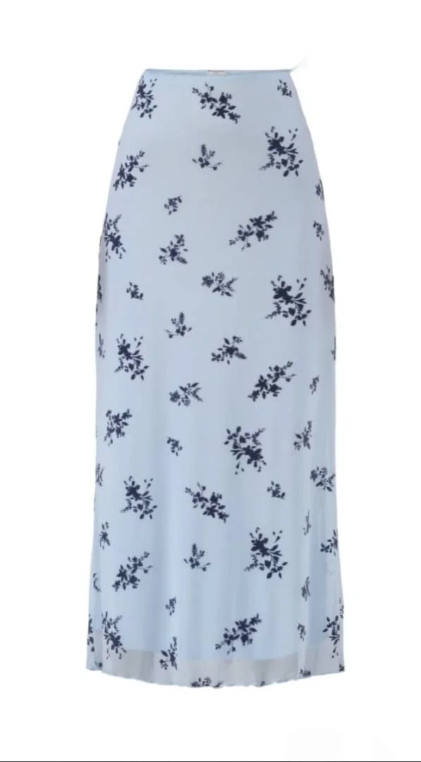 NB FLOCKED MESH SKIRT